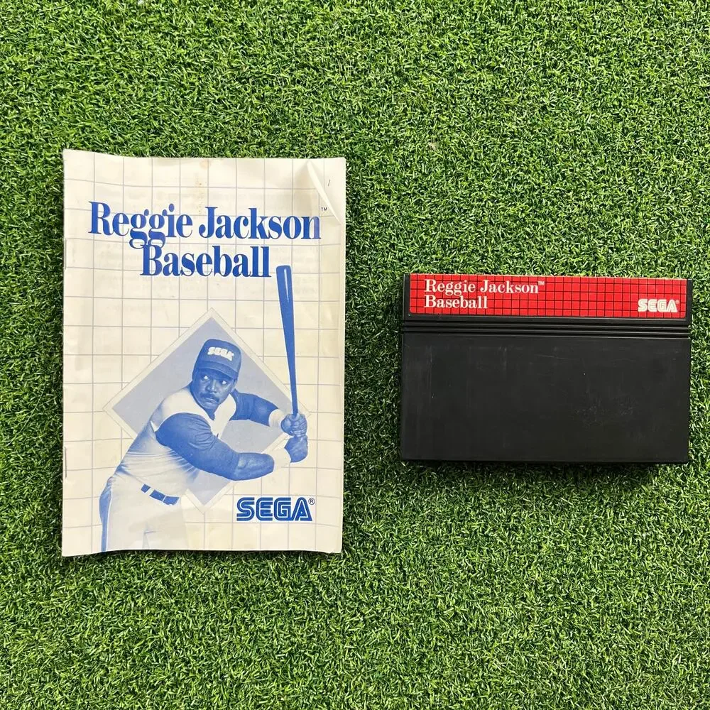 Reggie Jackson Baseball Sega Master System Rare Retro Game Sports